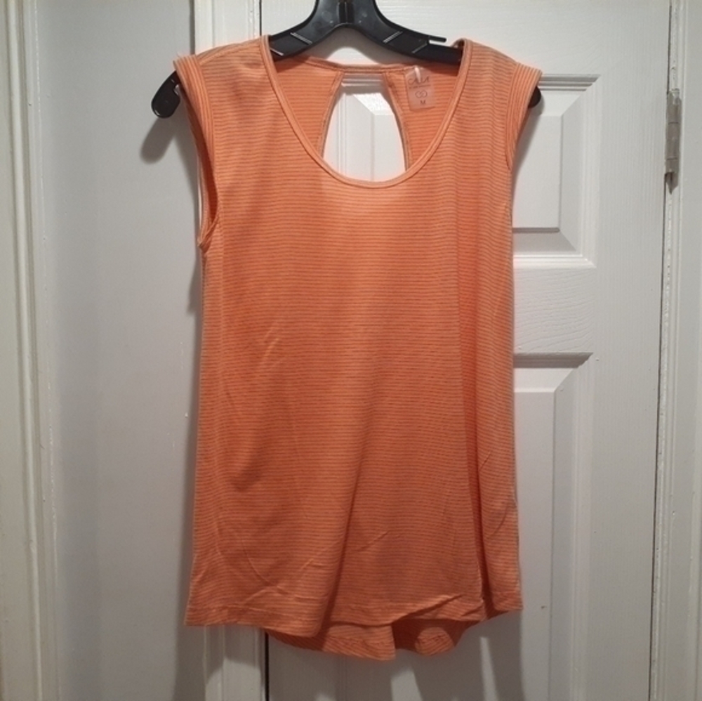 Orange Sleeveless Top